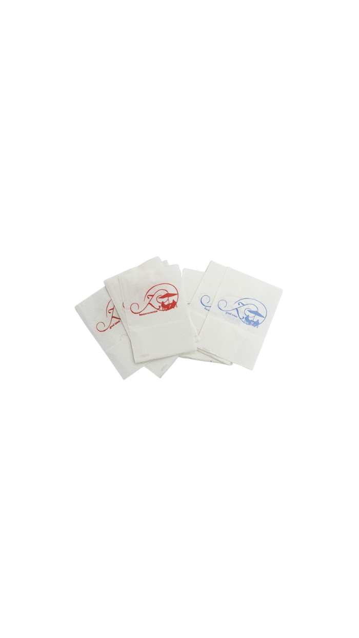 100 Serviettes comptoir "mini-service" sulfite. (Personnalisée)
