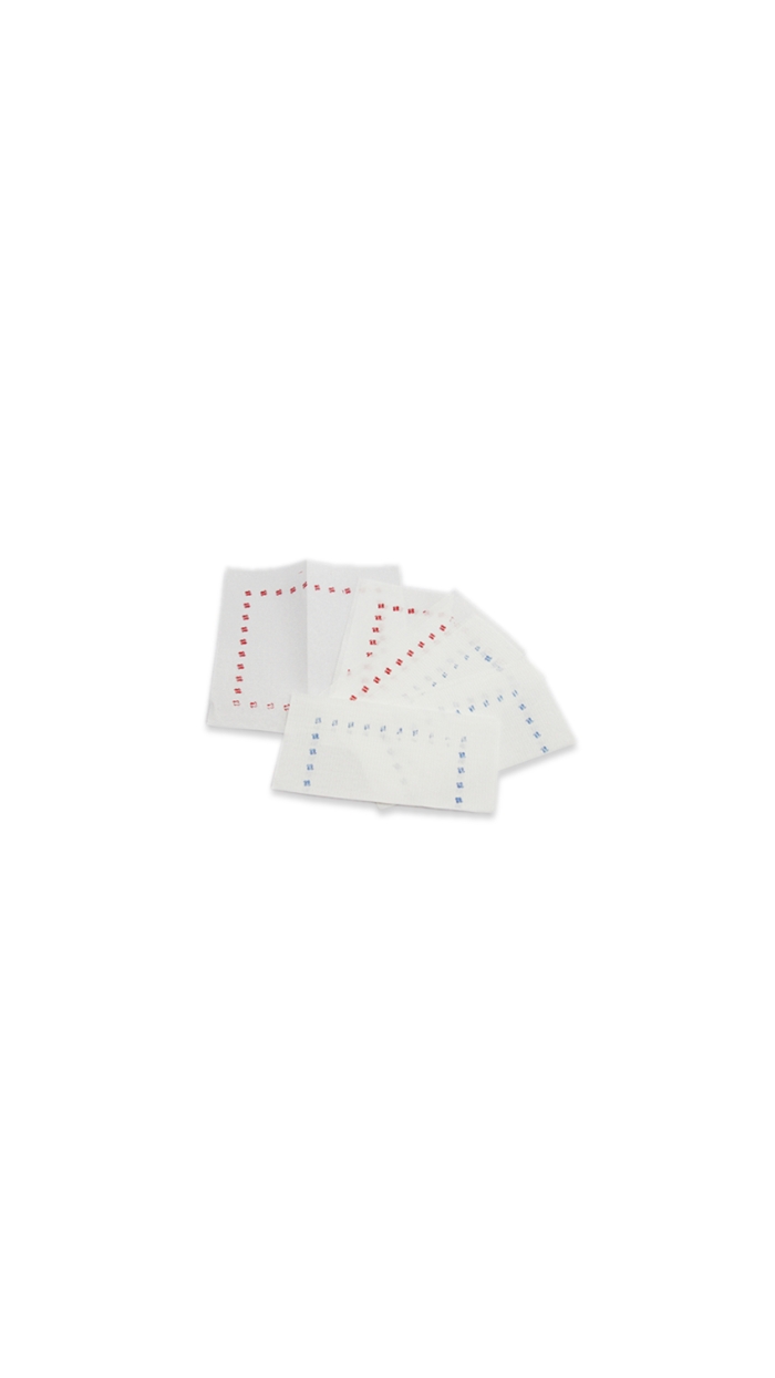 250 Serviettes en ZIG ZAG avec bordure