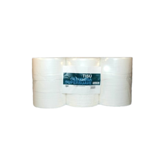 18 Bobines hygiéniques, 100% pâte vierge, Gaufré