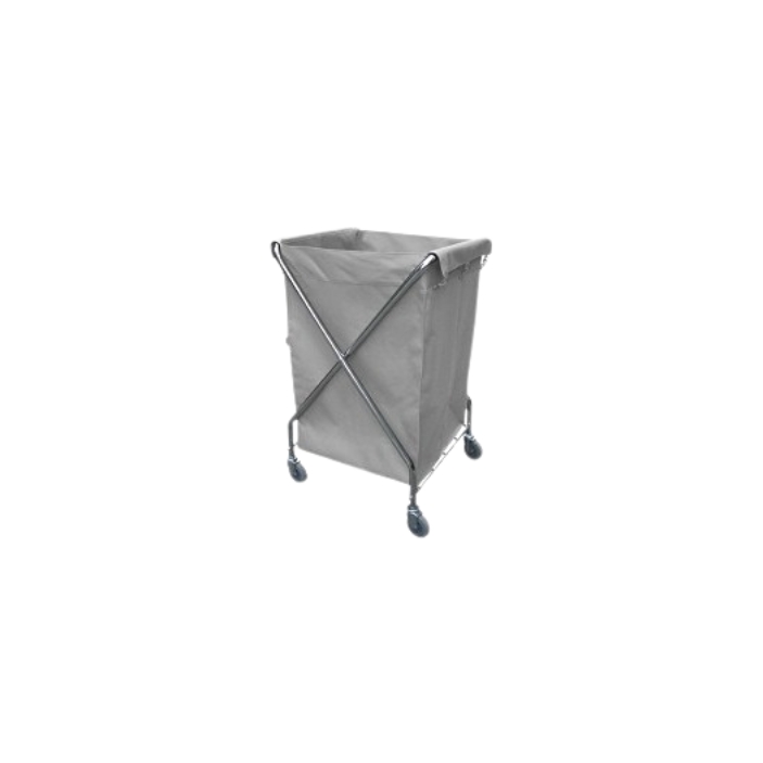 Chariot pour linge en INOX (50L)