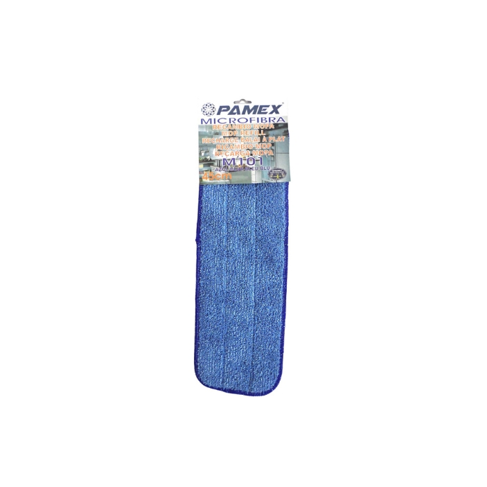 Rechange Vadrouille "Velcro" en Microfibres (45cm)