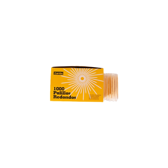 1000 Cure-dents bois en plastique (6cm)