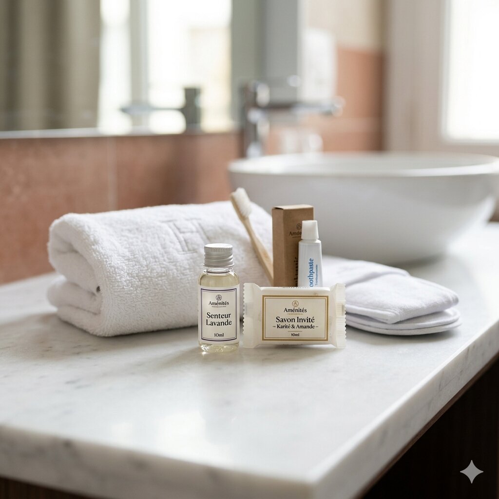 Aménités et produits d'accueil