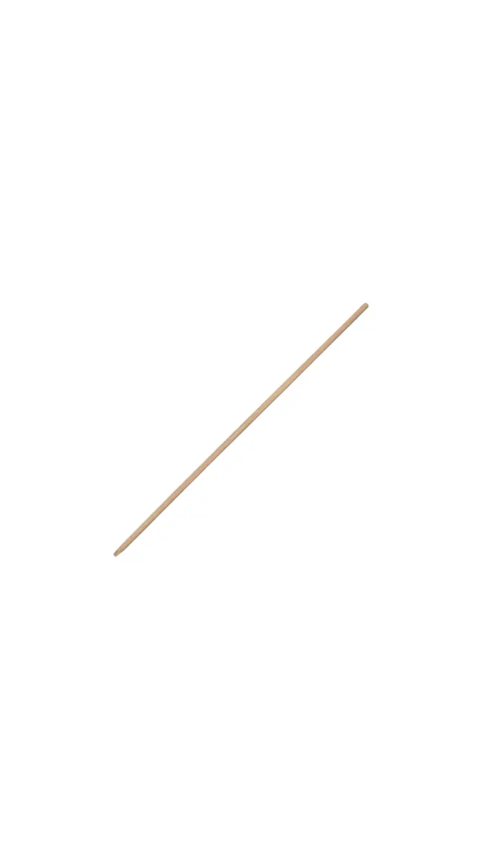 Thumbnail of Manche en bois VERNIS pour balai 1,20m - Image 1