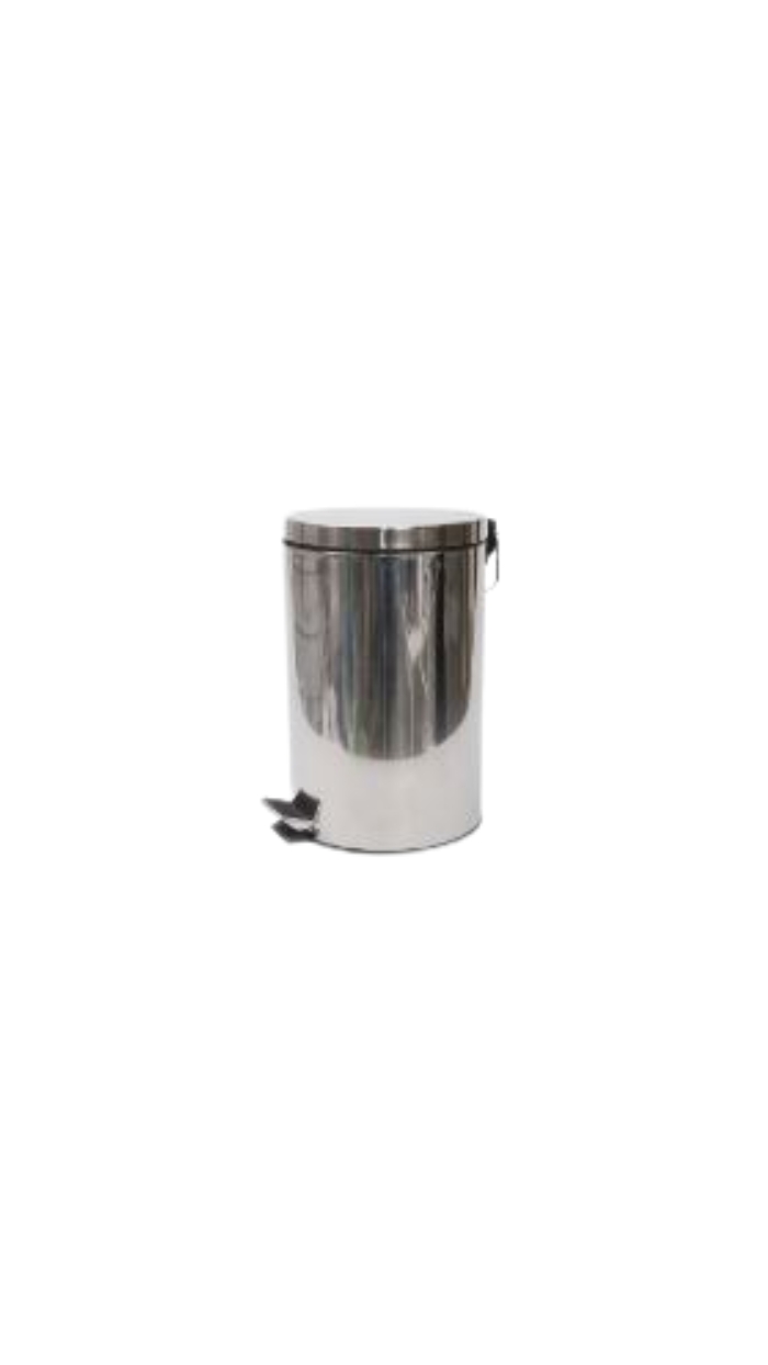 Poubelle à pédale apparence (12L) INOX