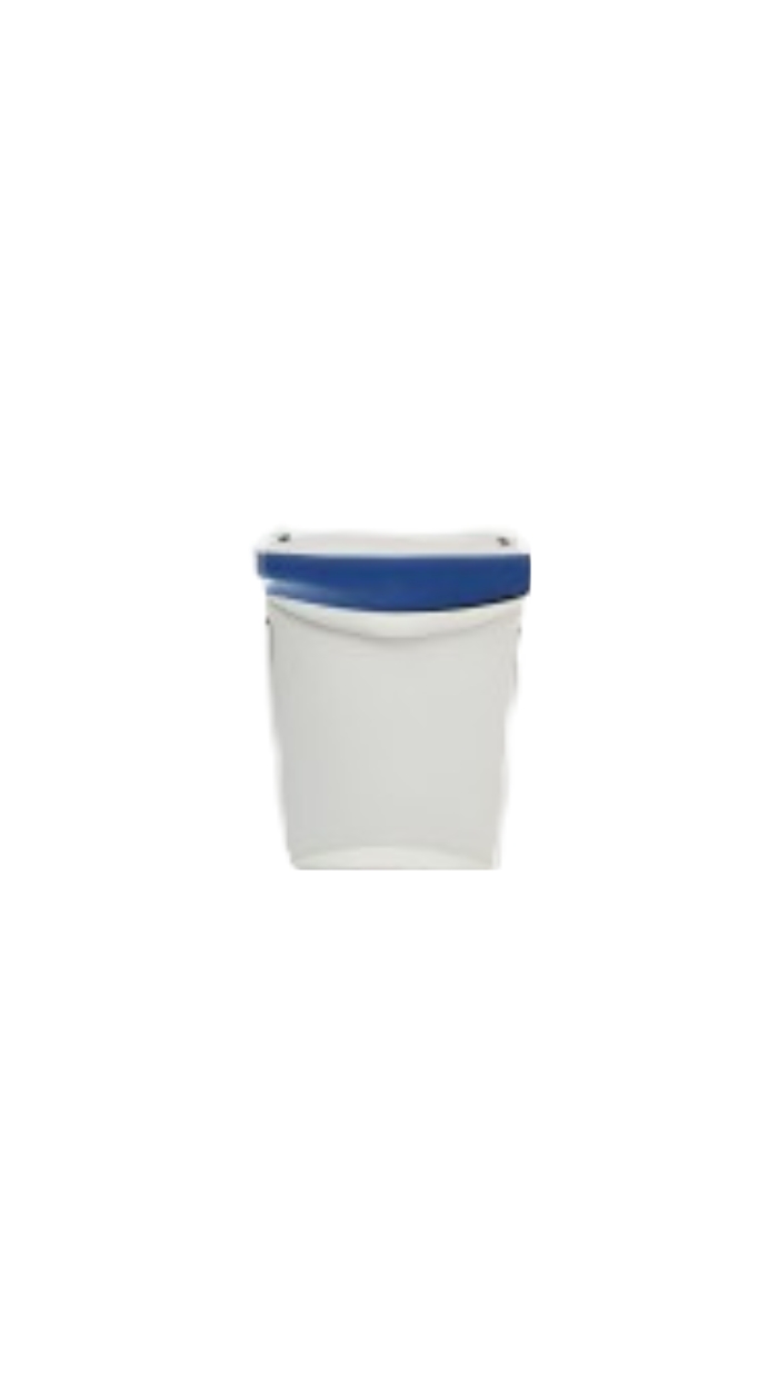 Poubelle pour tri selectif Eco System BLEU, 34x30x42,3cm, 25L