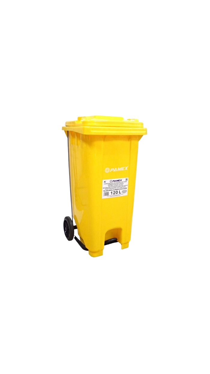 Conteneur poubelle (120L) avec PÉDALE