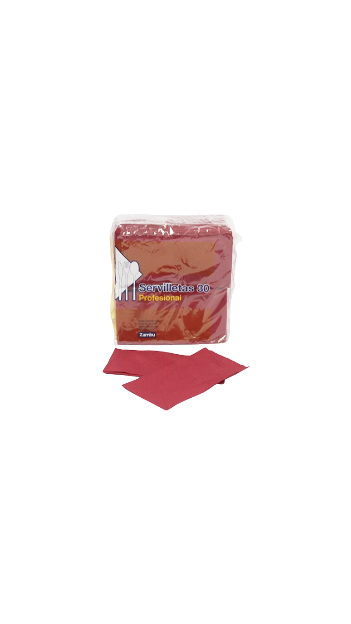 140 Serviettes Cocktail Bordeaux (30x30) Américaines