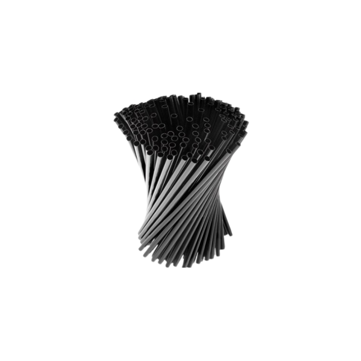 100 Pailles "Flexibles" en Plastique(16cm) (Ø 6mm)