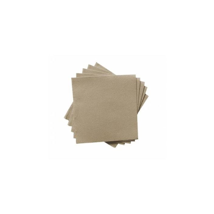 100 Serviettes PUNTA PUNTA (20x20) KRAFT "biodégradable"