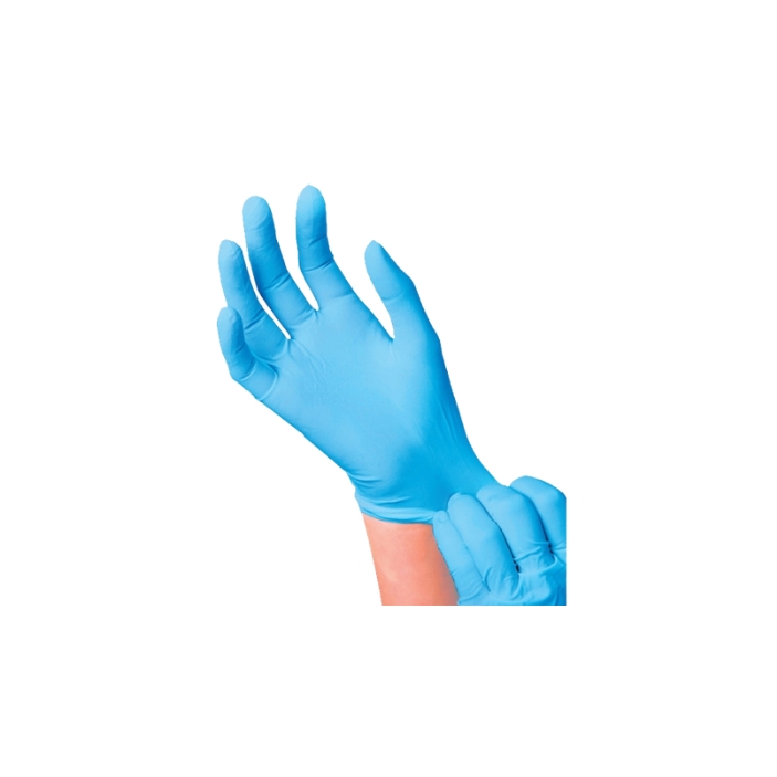 100 Gants en Nitrile "HYGLOVES" (Taille M)
