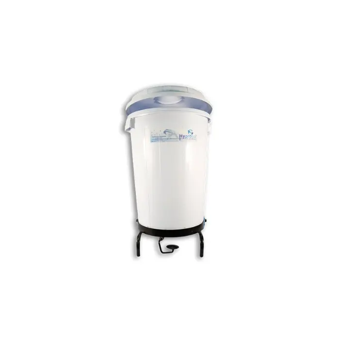 Conteneur poubelle (100L) avec roues et mécanisme à pédale