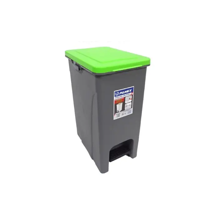 Poubelle à pédale avec couvercle (30L)