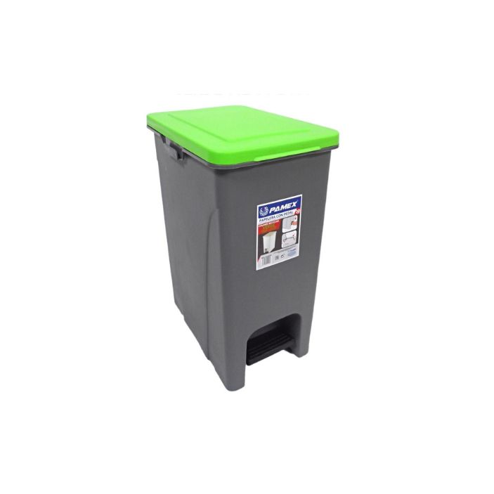 Poubelle à pédale avec couvercle (30L)