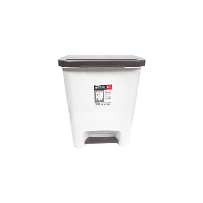 Poubelle en plastique à pédale (45L)