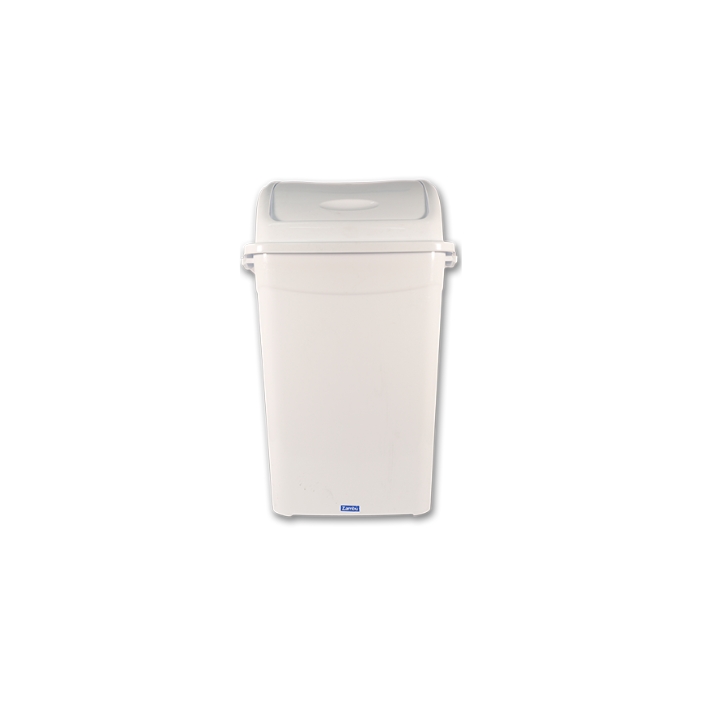 Poubelle  à Couvercle Basculan en Plastique 50L (69x44x33cm)