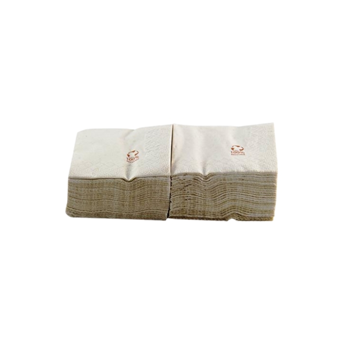 160 Serviettes hygiéniques "KRAFT" ZIG ZAG (Biodégradable)
