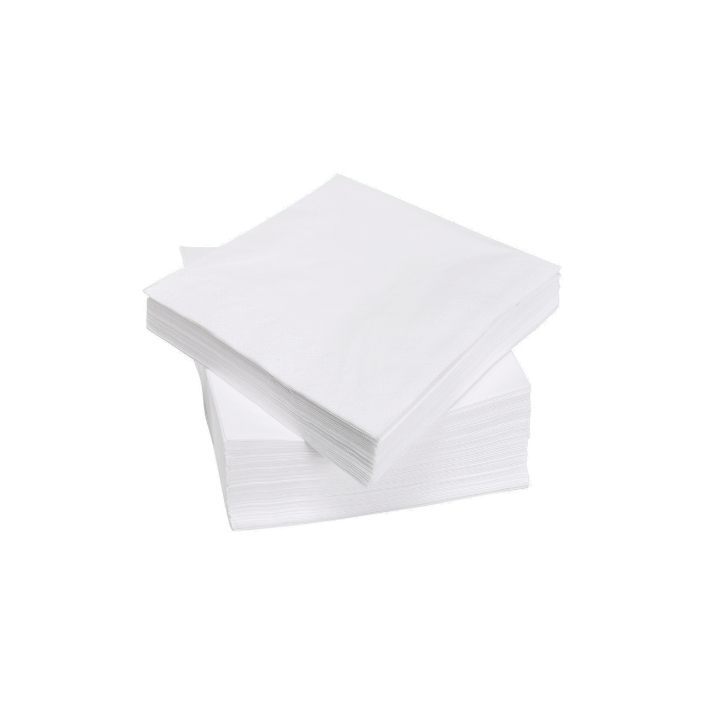 Serviettes Blanches LYS  (30x30) 100% Cellulose