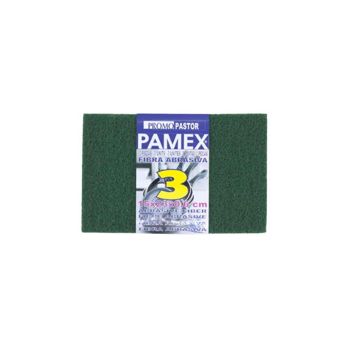 3 Tampons abrasif Grattants "multi-surfaces" (15x23cm)