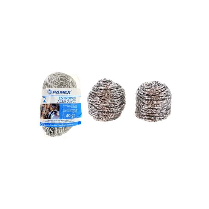 2 Éponges d'acier (40g)