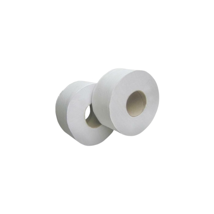 6 Bobines hygiéniques à système "feuille à feuille" à dévidage (central)