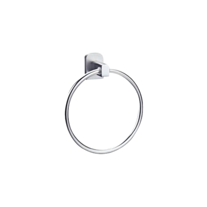 Porte Serviettes RONDE en Aluminium "Satiné"