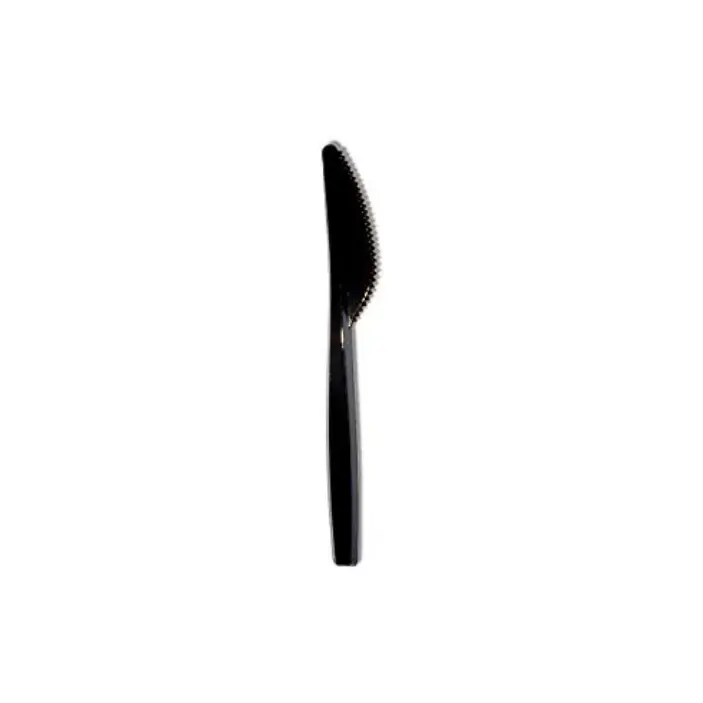 100 Couteaux en plastique NOIR