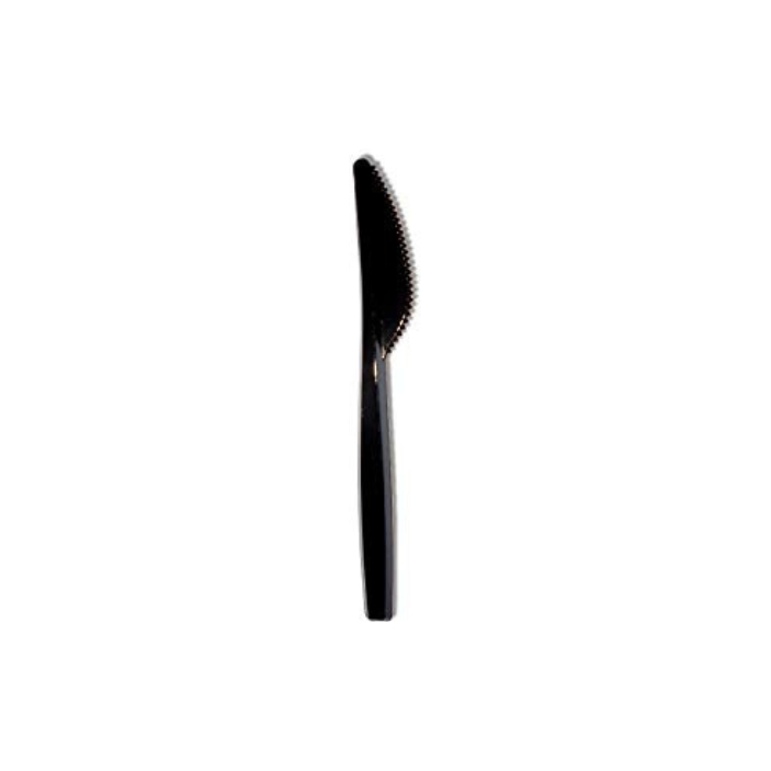 100 Couteaux en plastique NOIR