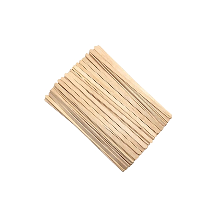 100 Bâtonnets Mélangeur en Bois, 11cm