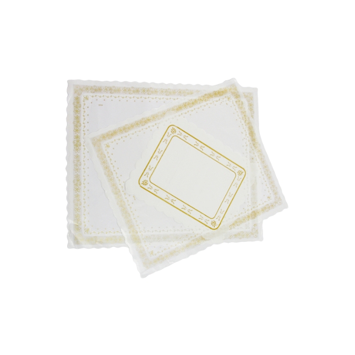Papier Paraffiné Ingraissable "Dessus-Plat de Gâteau" (45x55cm)