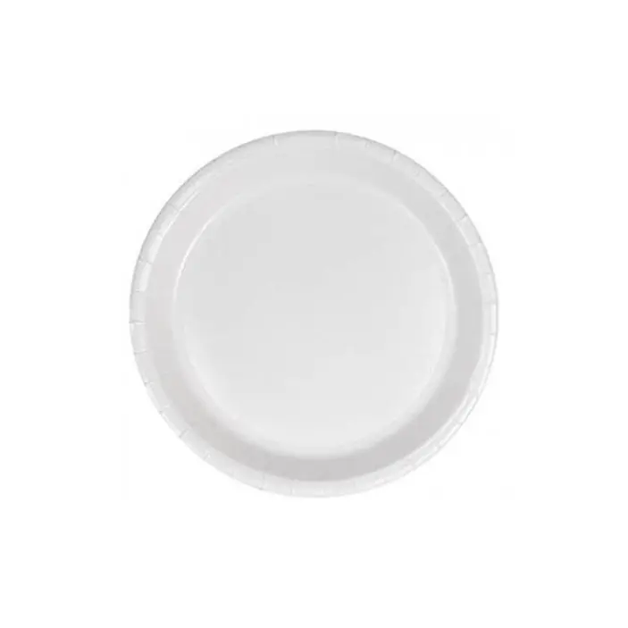 50 Plats en carton "BIOCOMPOSTABL" Diam (22cm)