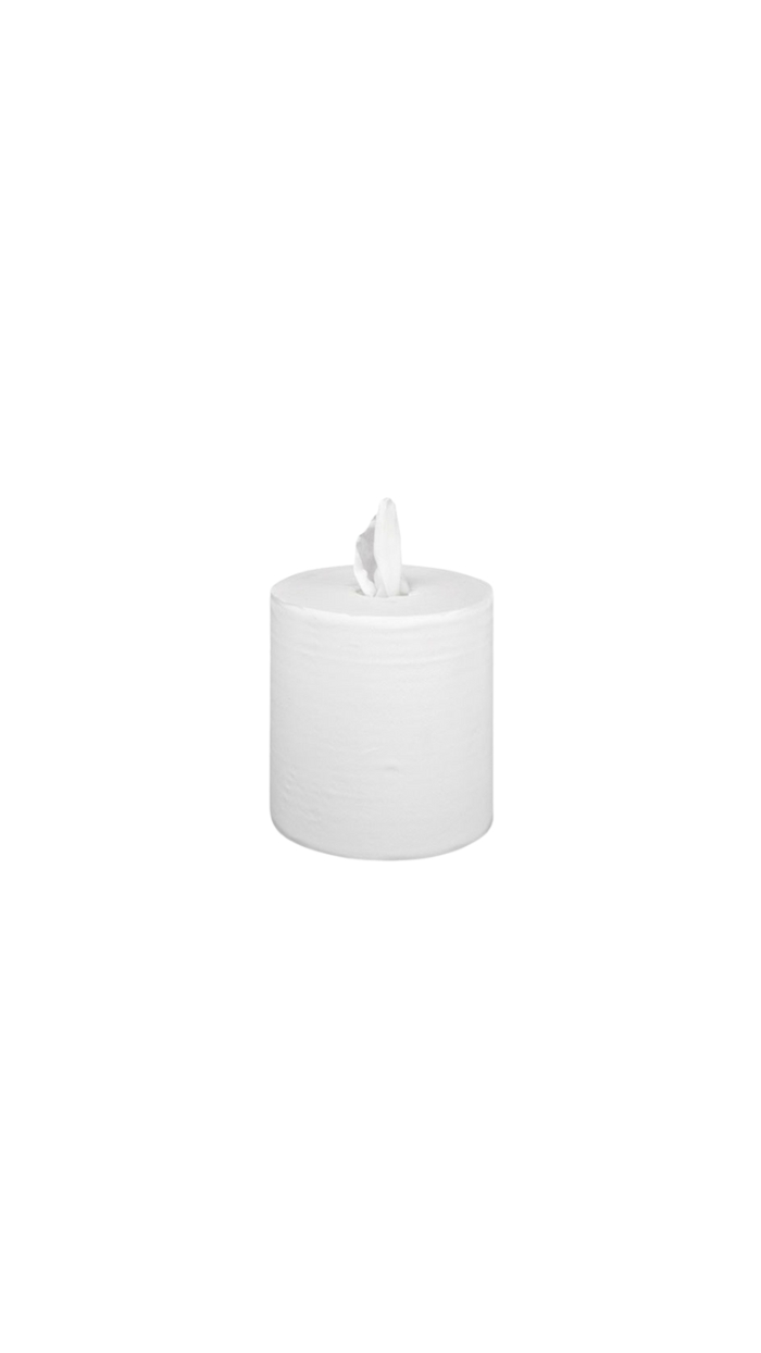 6 Bobines Essuie-Mains "Lisse" 100% Cellulose (300m - 1.1kg)