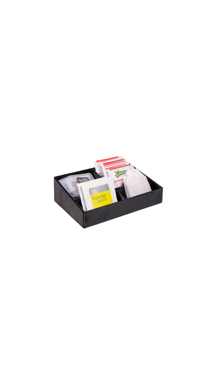 Boite de courtoisie  MELAMINA pour Thé (155x115x30/50mm)