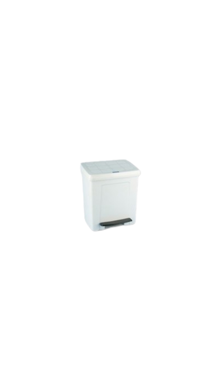 Poubelle à pédale (8L) en plastique