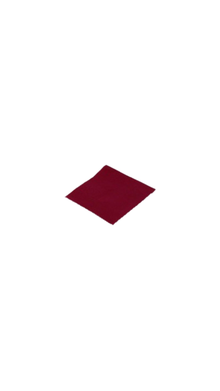 100 Serviettes Cocktail (20x20) 2plis "Bordeaux"