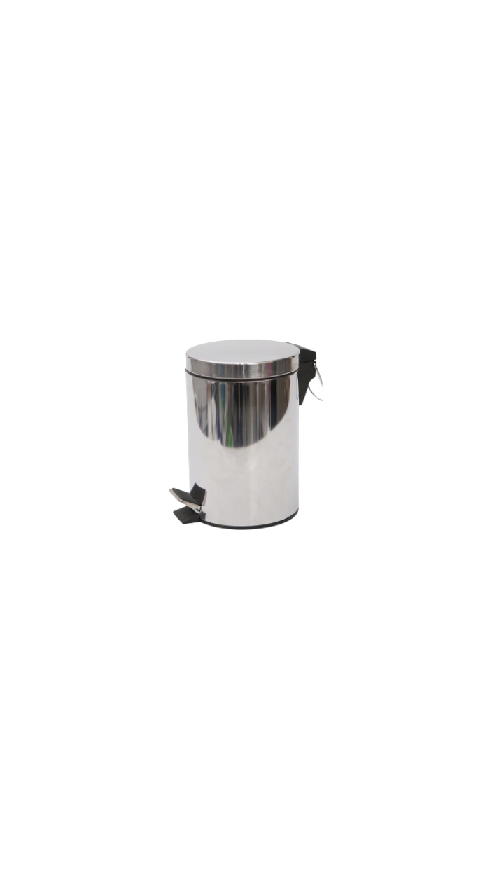 Poubelle à pédale apparence (5L) INOX