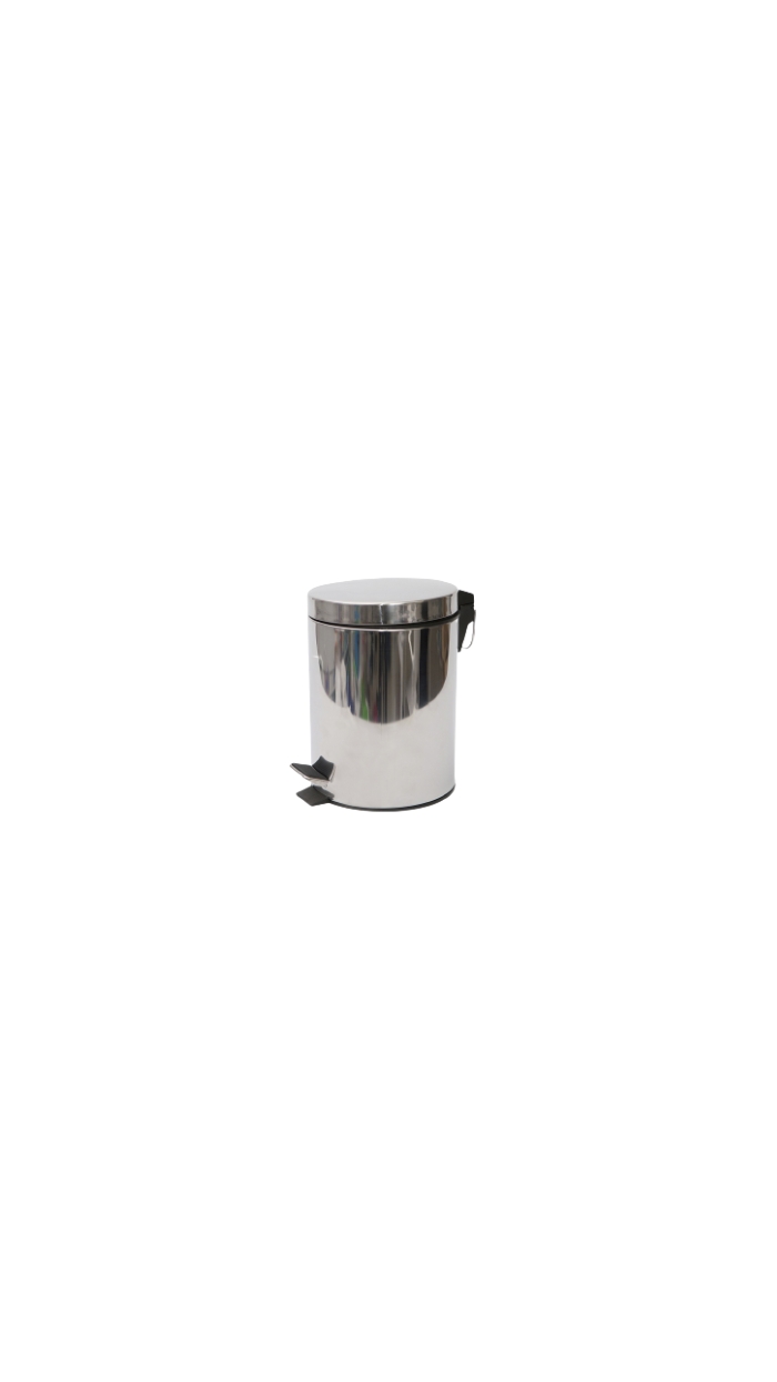 Poubelle à pédale apparence (3L) INOX