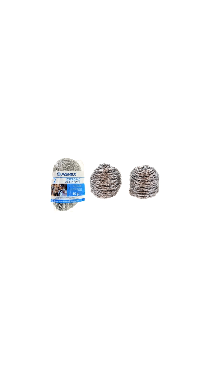 2 Éponges d'acier (40g)