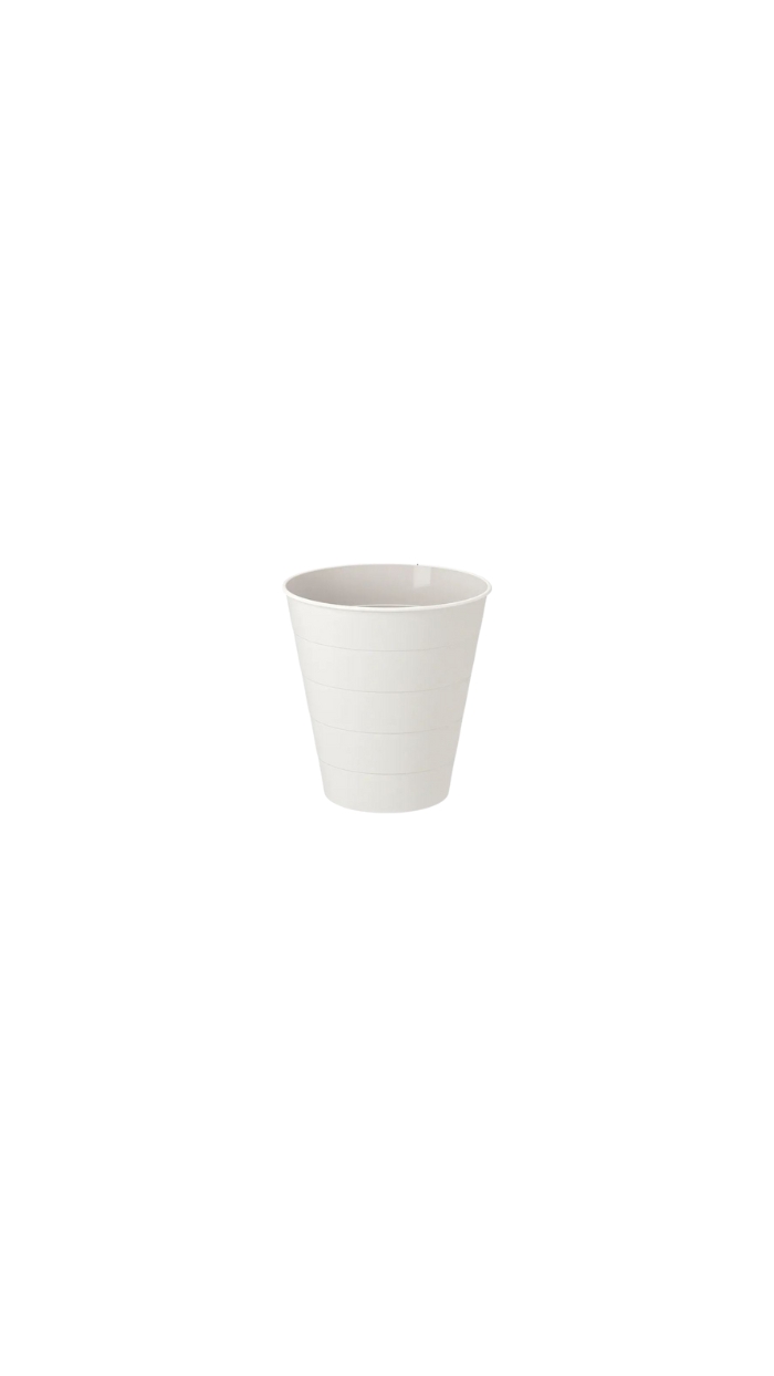 Poubelle en plastique 10L N/B