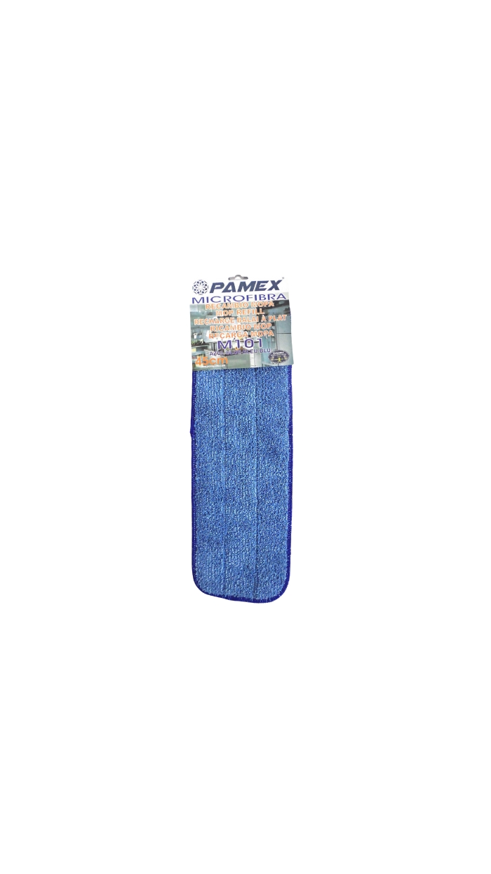 Rechange Vadrouille "Velcro" en Microfibres (45cm)